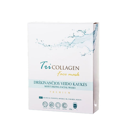 Tricollagen Facial Masks (for strong facial skin moisturizing)