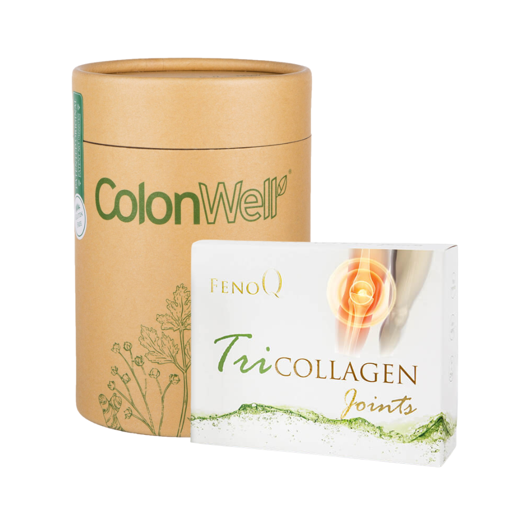 Colonwell Natural flavour  (for weight loss and intestine health) + Tricollagen Joints  (for joints health, joints pain, arthritis, arthrosis)